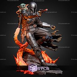 Mandalorian And Grogu Iconic 303mm STL Files