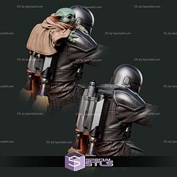 Mandalorian And Grogu Iconic 303mm STL Files
