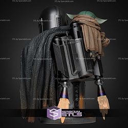 Mandalorian And Grogu Iconic Bust 134mm STL Files