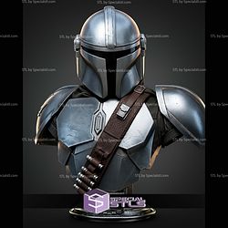Mandalorian Portrait Bust 295mm STL Files