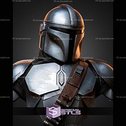 Mandalorian Portrait Bust 295mm STL Files