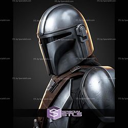 Mandalorian Portrait Bust 295mm STL Files