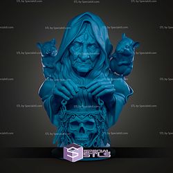 Maria Witch Bust STL Files