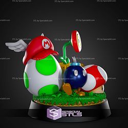Mario Mario Super Bros 150mm STL Files