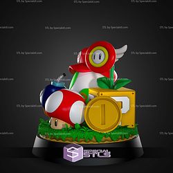 Mario Mario Super Bros 150mm STL Files