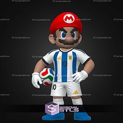 Mario Messi Argentina Soccer Urban Vibes STL Files