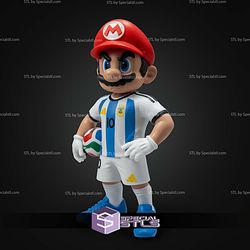 Mario Messi Argentina Soccer Urban Vibes STL Files
