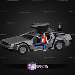 Marty Mcfly Delorian Back To The Future STL Files