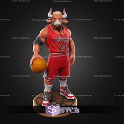 Mascote Chicago Bulls NBA STL Files
