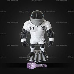 Mascote Do Santos Multipart STL Files