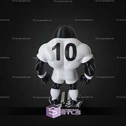 Mascote Do Santos Multipart STL Files