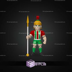 Mascote Fluminense Color 3D Print