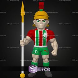Mascote Fluminense Color 3D Print