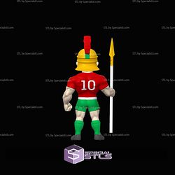 Mascote Fluminense Color 3D Print