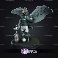 Mascote Palemeiras Papagaio STL Files