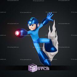 Mega Man Crawling 300mm STL Files