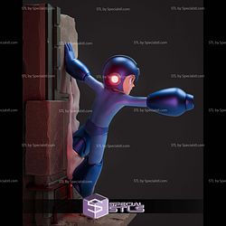 Mega Man Crawling 300mm STL Files