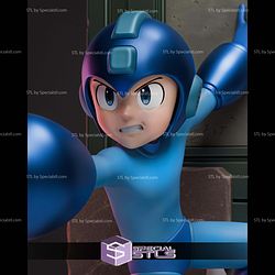 Mega Man Crawling 300mm STL Files