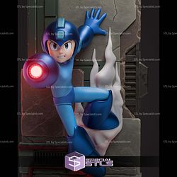 Mega Man Crawling 300mm STL Files