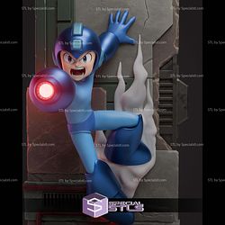 Mega Man Crawling 300mm STL Files