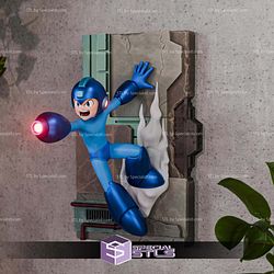 Mega Man Crawling 300mm STL Files