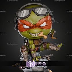 Michelangelo Chibi Pizza STL Files