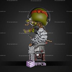 Michelangelo Chibi Pizza STL Files