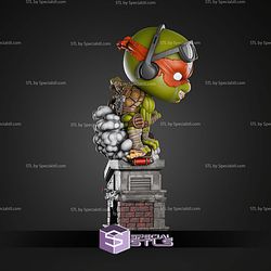 Michelangelo Chibi Pizza STL Files