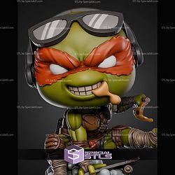 Michelangelo Chibi Pizza STL Files