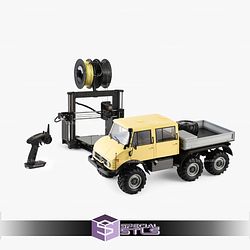 Mogster Mercedes Benz Unimog Drop Side STL Files