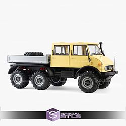 Mogster Mercedes Benz Unimog Drop Side STL Files