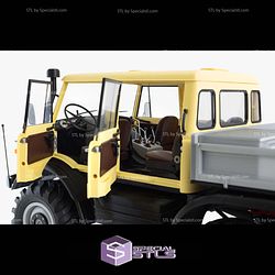 Mogster Mercedes Benz Unimog Drop Side STL Files