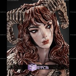 Morax Fantasy Girl Fanart STL Files