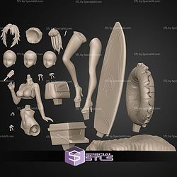 Mordred Summer Fate Grand Order STL Files