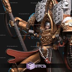 Morvenn Vahl Abbess Sanctorum WH40K STL Miniatures