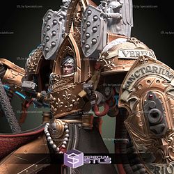 Morvenn Vahl Abbess Sanctorum WH40K STL Miniatures