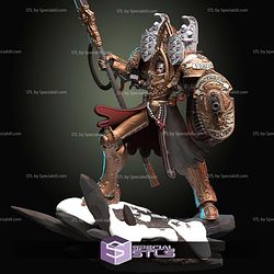 Morvenn Vahl Abbess Sanctorum WH40K STL Miniatures