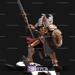 Morvenn Vahl Abbess Sanctorum WH40K STL Miniatures