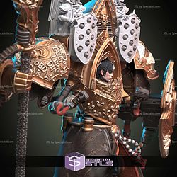 Morvenn Vahl Abbess Sanctorum WH40K STL Miniatures