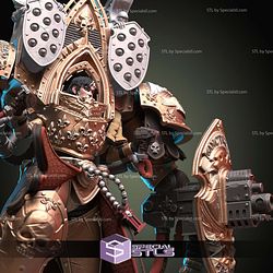 Morvenn Vahl Abbess Sanctorum WH40K STL Miniatures