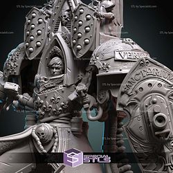 Morvenn Vahl Abbess Sanctorum WH40K STL Miniatures