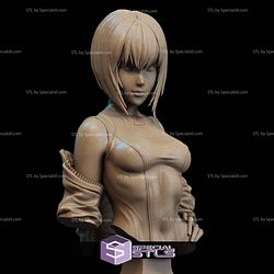 Motoko Kusanagi Dive Suit Bust STL Files