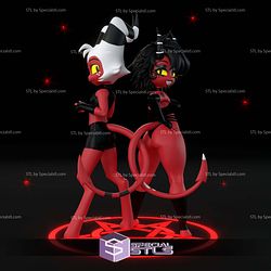 Moxxie And Millie Helluva Boss STL Files