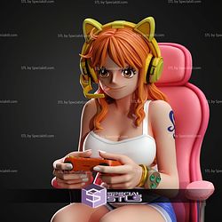 Nami One Piece Gamer STL Files
