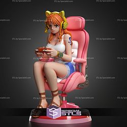 Nami One Piece Gamer STL Files