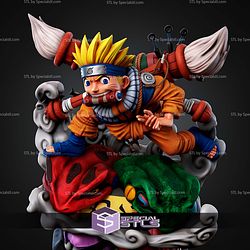 Naruto Ninja Pose Diorama STL Files