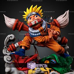 Naruto Ninja Pose Diorama STL Files
