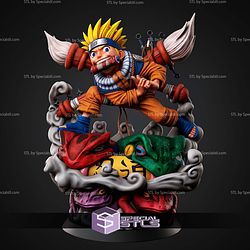Naruto Ninja Pose Diorama STL Files