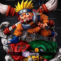 Naruto Ninja Pose Diorama STL Files