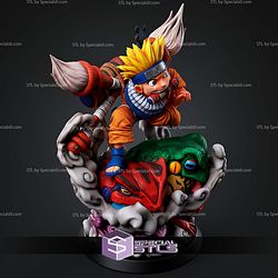 Naruto Ninja Pose Diorama STL Files